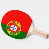 portugiesische Flagge Tischtennis Schläger (Seitenansicht)