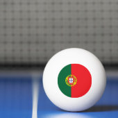 portugiesische Flagge Tischtennisball (Netto)