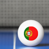 Portugiesische Flagge Tischtennisball (Netto)
