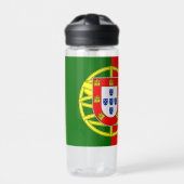 portugiesische Flagge Trinkflasche (Vorderseite)