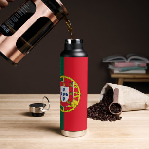 Portugiesische Flagge Trinkflasche