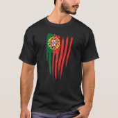 Portugiesische Flagge USA - Portugiesische Flagge T-Shirt (Vorderseite)