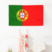 Portugiesische Flagge: Vinyl Banner, 3' x 5' Banner (Insitu)