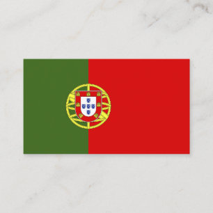 Portugiesische Flagge Visitenkarte