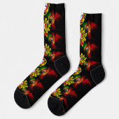 Portugiesische Flaggen Socken (Linkes Detail)
