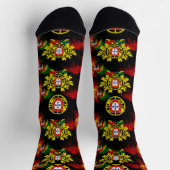 Portugiesische Flaggen Socken (Oben)