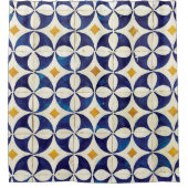 Portugiesische Flies - Azulejo-Muster Duschvorhang (Vorderseite)