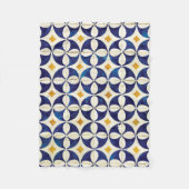 Portugiesische Flies - Azulejo-Muster Fleecedecke (Vorderseite)