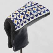 Portugiesische Flies - Azulejo-Muster Golf Headcover (3/4 Vorderseite)