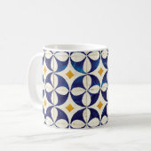 Portugiesische Flies - Azulejo-Muster Kaffeetasse (Vorderseite Links)