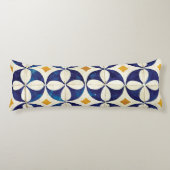 Portugiesische Flies - Azulejo-Muster Seitenschläferkissen (Vorderseite)