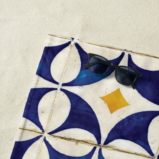 Portugiesische Flies - Azulejo-Muster Strandtuch (Beispiel)