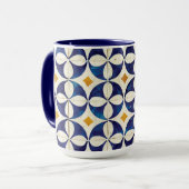 Portugiesische Flies - Azulejo-Muster Tasse (Vorderseite Links)