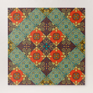 Portugiesische Flies Talavera Style Muster Puzzle