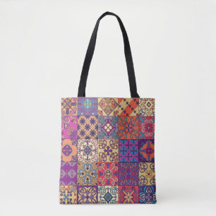 Portugiesische Flies Talavera Style Muster Tasche