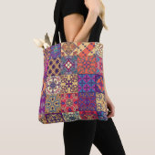 Portugiesische Flies Talavera Style Muster Tasche (Von Nahem)