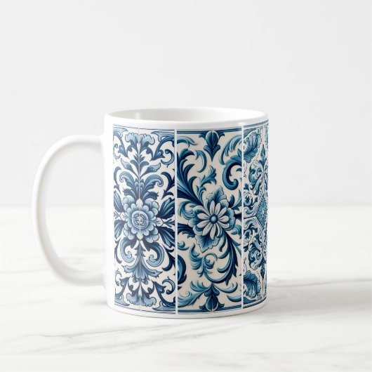 Portugiesische Fliese Kaffeetasse (Links)