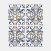 Portugiesische Fliesen 1 Fleecedecke (Vorderseite)