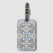 Portugiesische Fliesen 1 Gepäckanhänger (Vorderseite Vertikal)