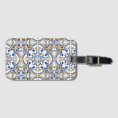 Portugiesische Fliesen 1 Gepäckanhänger (Vorderseite (Horizontal))