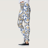 Portugiesische Fliesen 1 Leggings (Links)