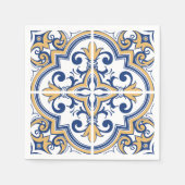 Portugiesische Fliesen 1 Serviette (Vorderseite)