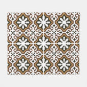 Portugiesische Fliesen 3 Fleecedecke (Vorderseite (Horizontal))