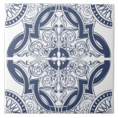 Portugiesische Fliesen, Azulejo, blaue Fliesen  (Vorderseite)