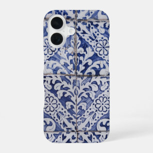 Portugiesische Fliesen - Azulejo Blaue und Weiße B iPhone 16 Hülle