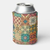 Portugiesische Fliesen: Azulejo Stil nahtlos Muste Dosenkühler (Kanne Rückseite)