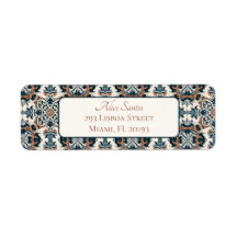 Portugiesische Fliesen Elegante schicke Rücksendea