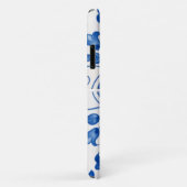 Portugiesische Fliesen mediterrane Blüten Case-Mate iPhone Hülle (Hinten/Rechts)