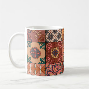 Portugiesische Fliesen: Talavera-Stil Azulejo. Kaffeetasse