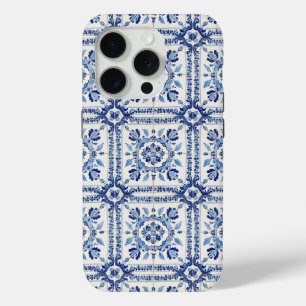 Portugiesische Fliesen Vintag blau und weiß Pappmä Case-Mate iPhone Hülle