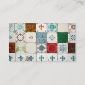 Portugiesische Fliesen Visitenkarte (Rückseite)