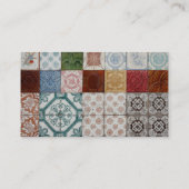 Portugiesische Fliesen Visitenkarte (Rückseite)