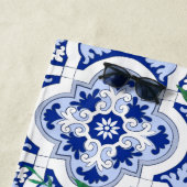 Portugiesische Fliesen, Zitronen, Früchte, Sommerk Strandtuch (Beispiel)