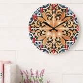 Portugiesische Fliesenakrylenhalterung Große Wanduhr