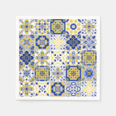 Portugiesische Fliesenmuster Serviette (Vorderseite)