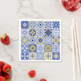 Portugiesische Fliesenmuster Serviette