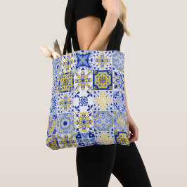 Portugiesische Fliesenmuster Tasche