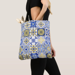 Portugiesische Fliesenmuster  Tasche