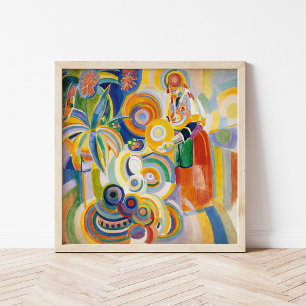 Portugiesische Frau   Robert Delaunay Poster