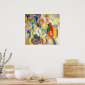 Portugiesische Frau, Verspätung Poster (Küche)