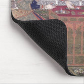 Portugiesische Frauen, die eine Mahlzeit, Goa Mousepad (Ecke)