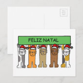 Portugiesische frohe Weihnachten (Vorne/Hinten)