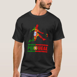 Portugiesische Fußballspielerflagge P T-Shirt