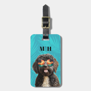 Portugiesische Gepäckmarke "Water Dog" Gepäckanhänger