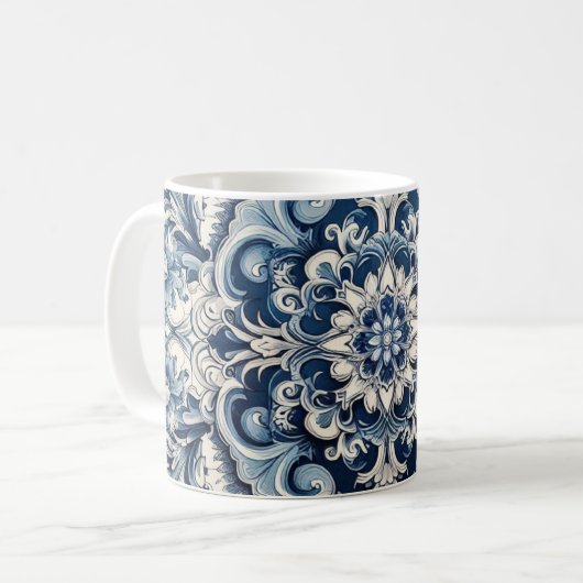 Portugiesische Gestaltung Kaffeetasse (Vorderseite Links)