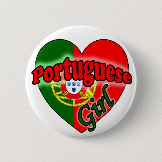Portugiesische Girl Button (Vorderseite)